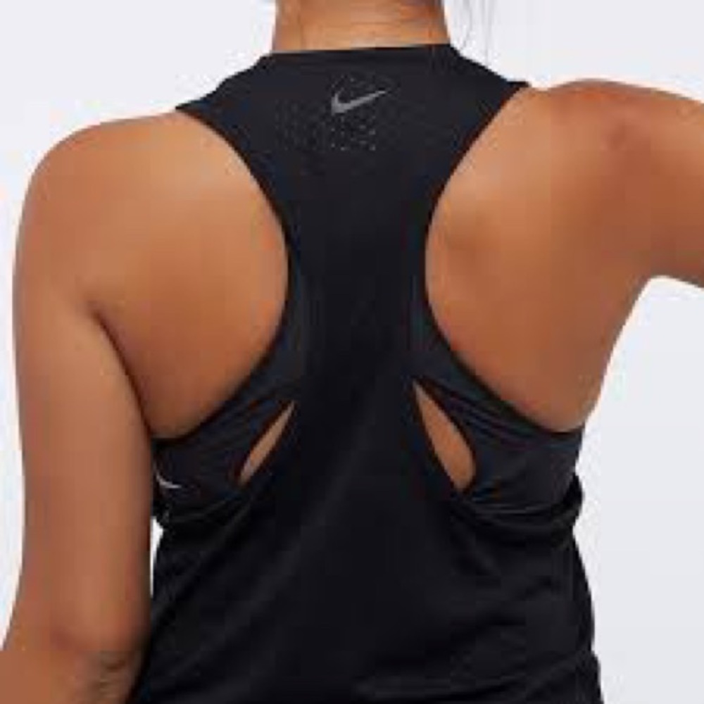 NWT Nike: Extra Small Black 3 Check Breathable Workout Tank - Picture 8 of 11